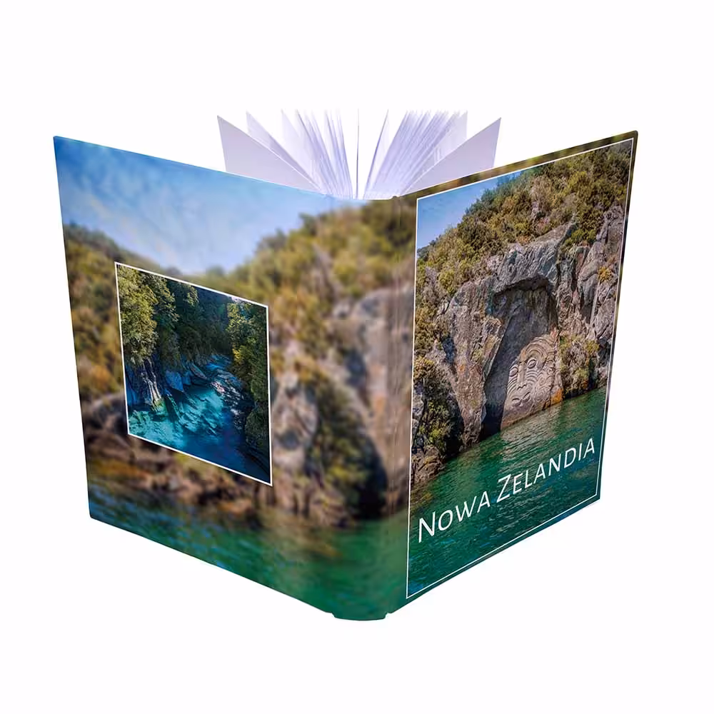 album na zdjęcia kieszeniowy, pamiątka z wakacji, nowa zelandia