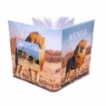 album na zdjęcia kieszeniowy, pamiątka z wakacji, afryka, kenia i lew