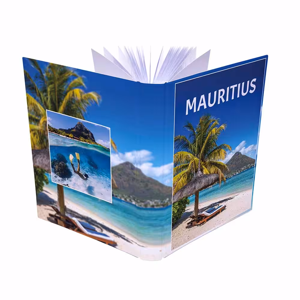 album na zdjęcia kieszeniowy, pamiątka z wakacji, afrykańska przygoda, mauritius