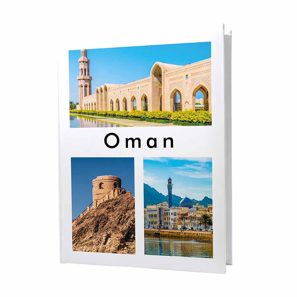 kieszeniowy album na zdjęcia, pamiątka z wakacji, azja, oman,  wielki meczet sułtana kabusa