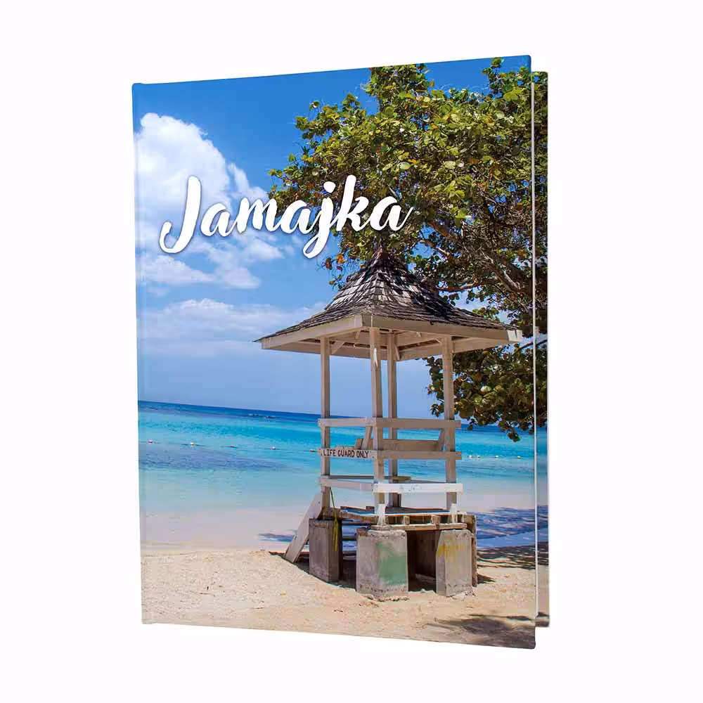 album na zdjęcia kieszeniowy, pamiątka z wakacji, wyspy karaibskie, jamajka, doctor's cave beach