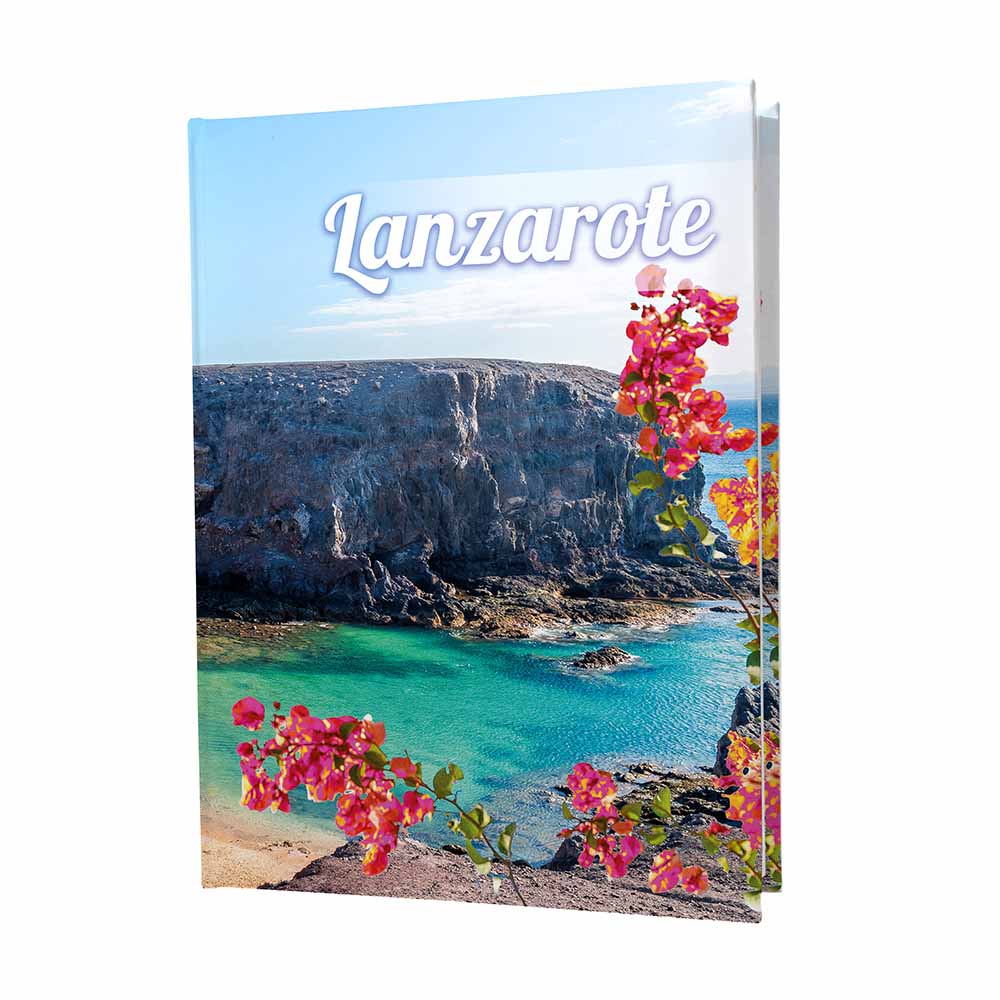 album na zdjęcia kieszeniowy, pamiątka z wakacji, lanzarote, hiszpania, playa de papagayo