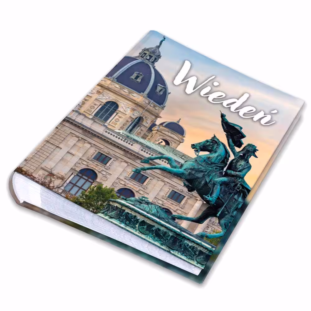 album na zdjęcia kieszeniowy, pamiątka z wakacji, austria, wiedeń, heldenplatz