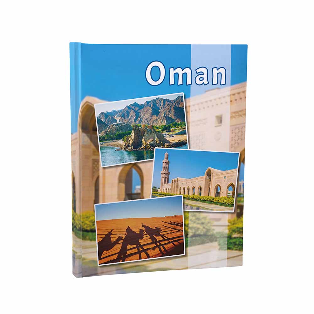 kieszeniowy album na zdjęcia, pamiątka z wakacji, półwysep arabski, oman, maskat
