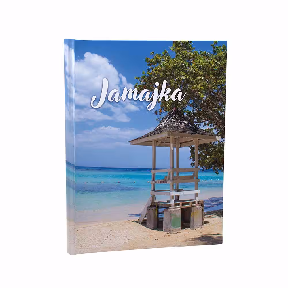 album na zdjęcia kieszeniowy, pamiątka z wakacji, wyspy karaibskie, jamajka, doctor's cave beach