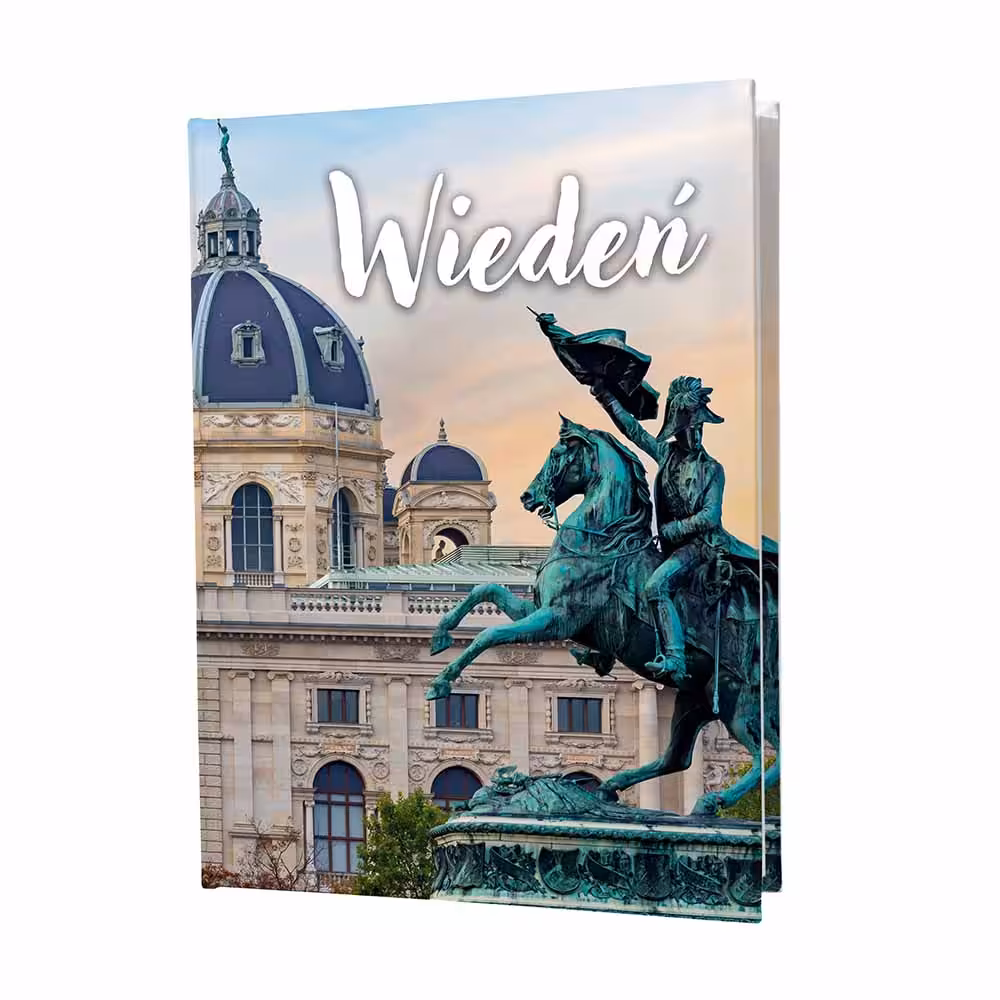 album na zdjęcia kieszeniowy, pamiątka z wakacji, austria, wiedeń, heldenplatz