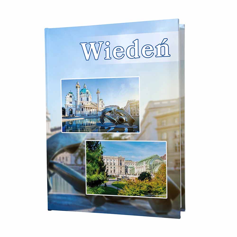 album na zdjęcia kieszeniowy, pamiątka z wakacji, austria, wiedeń, kościół św. karola, cesarski dom motyli