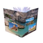 kieszeniowy album na zdjęcia, pamiątka z wakacji, oman, maskat, wielki meczet sułtana kabusa