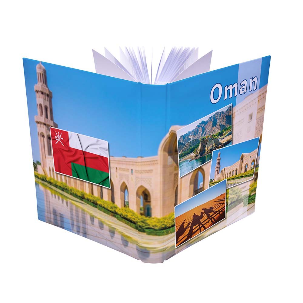 kieszeniowy album na zdjęcia, pamiątka z wakacji, półwysep arabski, oman, maskat