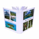 kieszeniowy album na zdjęcia, pamiątka z wakacji, kostaryka, wulkan arenal