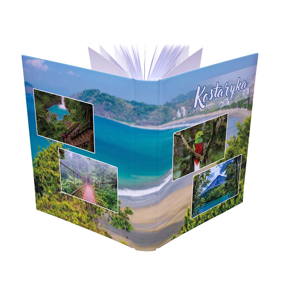 album na zdjęcia kieszeniowy, pamiątka z wakacji, ameryka środkowa, kostaryka