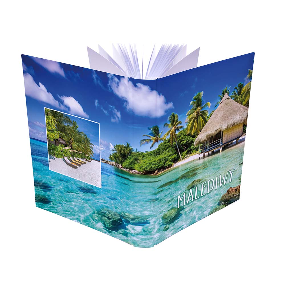 album foto, kieszeniowy, pamiątka z wakacji, azja, malediwy,