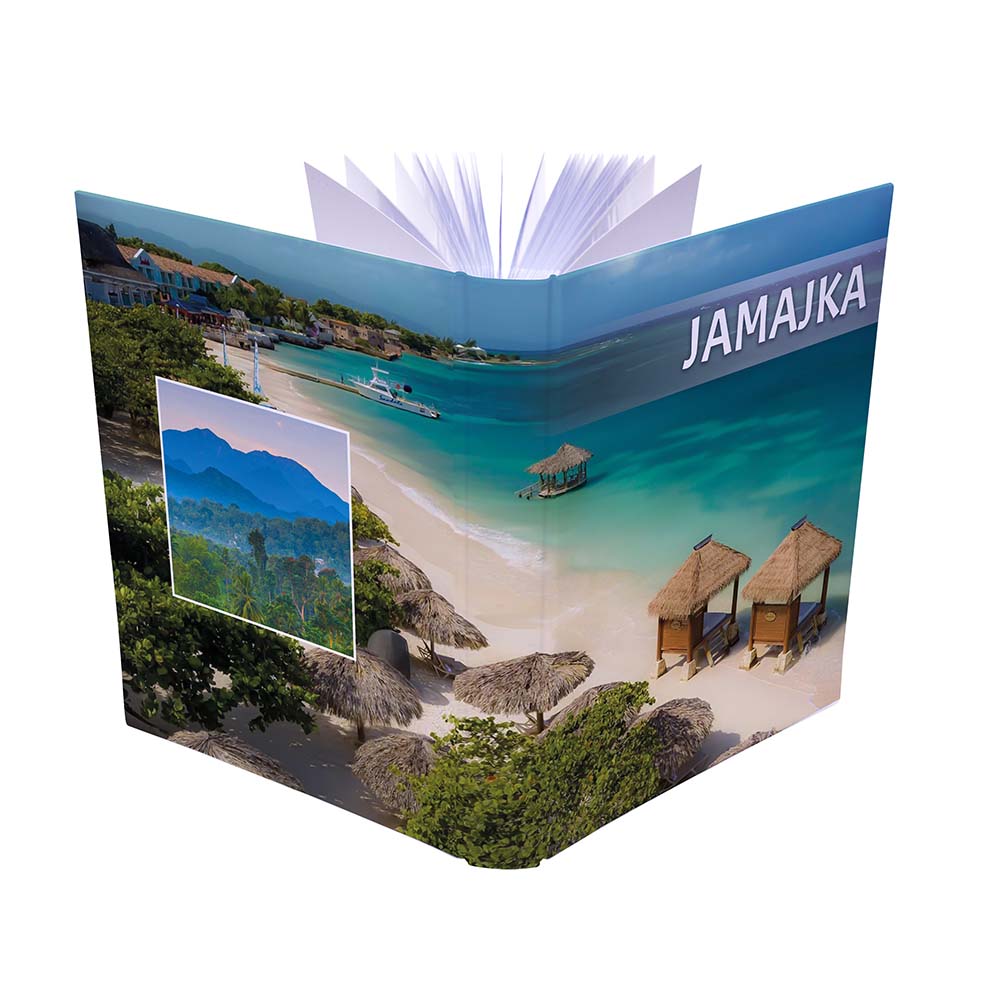 album na zdjęcia kieszeniowy, pamiątka z wakacji, jamajka, morze karaibskie, seven mile beach