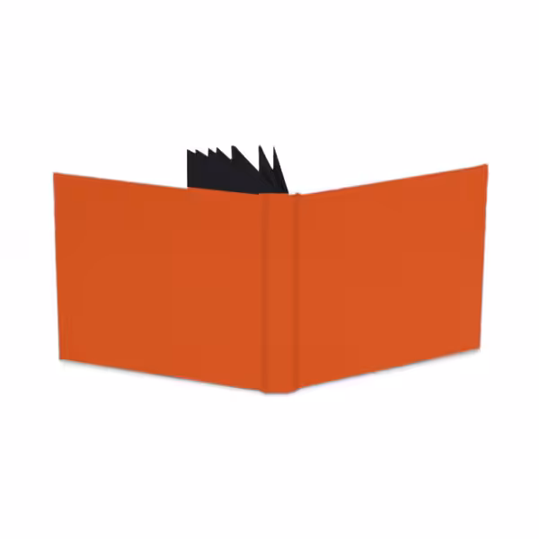 album instax mini, square oraz wide | tradycyjny | skóra galanteryjna | głęboki pomarańcz