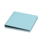 album instax mini, square oraz wide | tradycyjny | skóra galanteryjna | pastelowy błękit