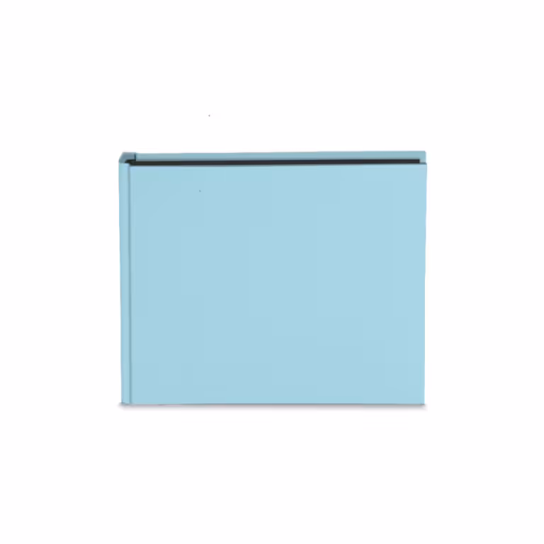 album instax mini, square oraz wide | tradycyjny | skóra galanteryjna | pastelowy błękit