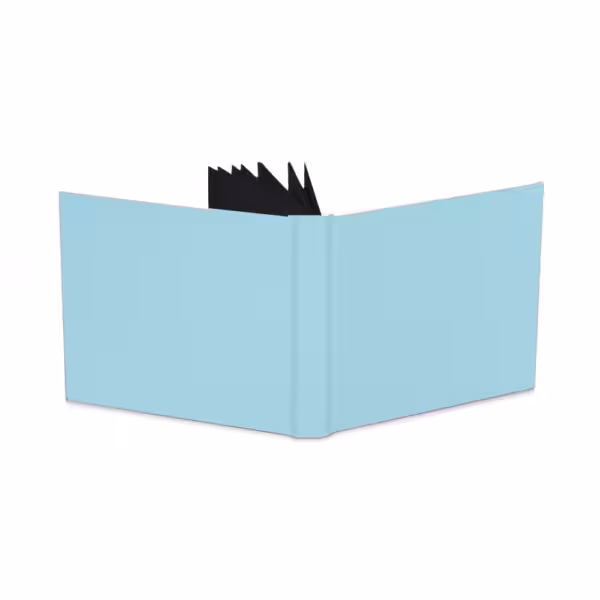 album instax mini, square oraz wide | tradycyjny | skóra galanteryjna | pastelowy błękit