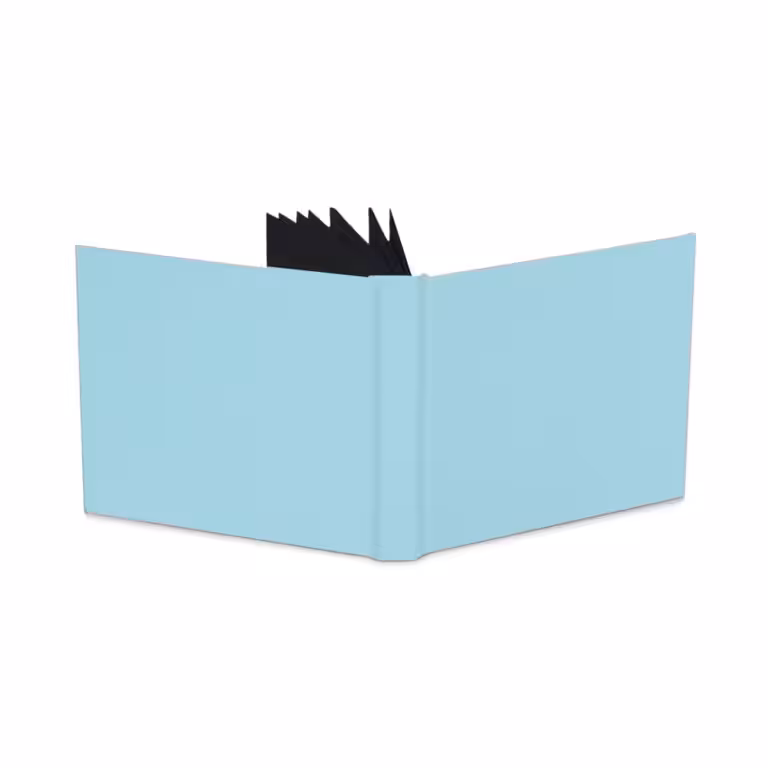 album instax mini, square oraz wide | tradycyjny | skóra galanteryjna | pastelowy błękit