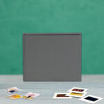 album instax mini, square oraz wide | tradycyjny | skóra galanteryjna | szary