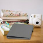 album instax mini, square oraz wide | tradycyjny | skóra galanteryjna | szary