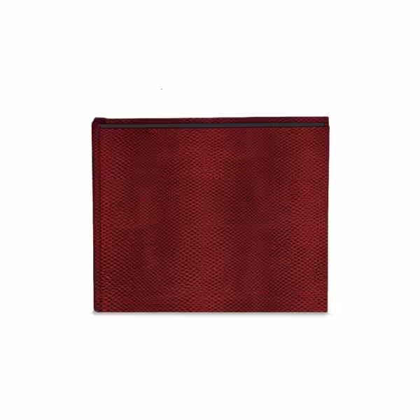 album instax mini, square oraz wide | tradycyjny | skóra galanteryjna | czerwona skóra węża