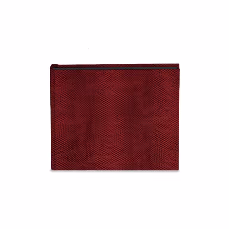 album instax mini, square oraz wide | tradycyjny | skóra galanteryjna | czerwona skóra węża