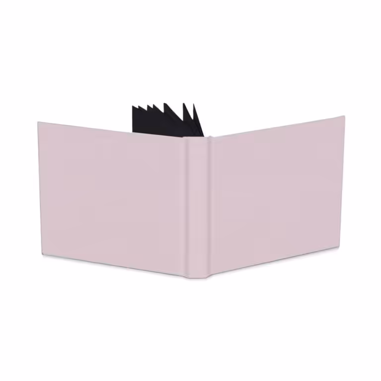 album instax mini, square oraz wide | tradycyjny | płótno | pudrowy róż