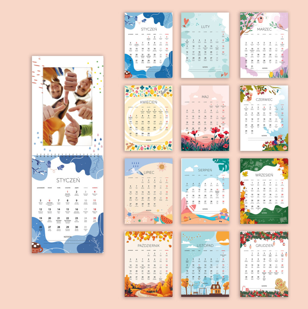 kalendarz szkolny, przedszkole - szkoła 2026