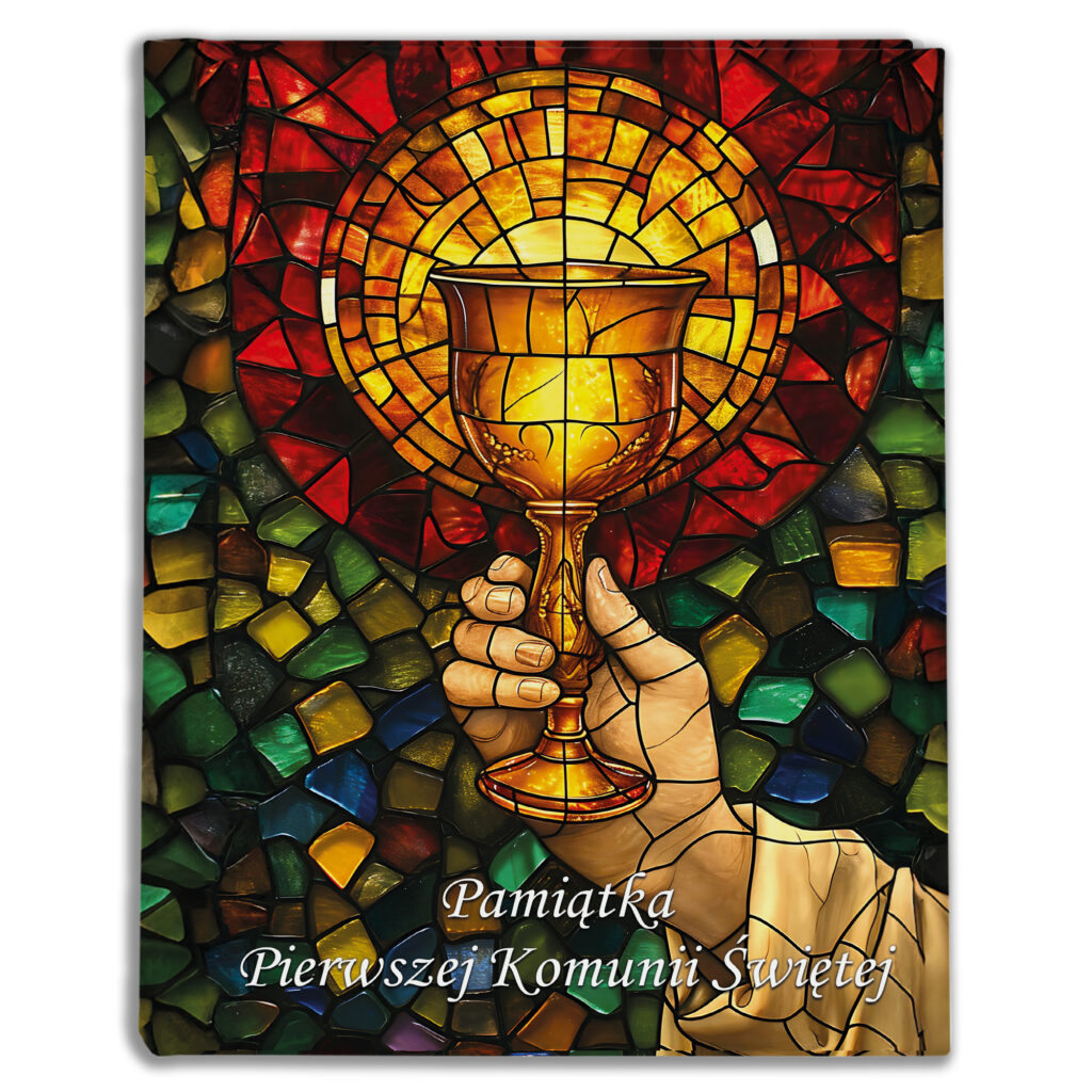 album komunijny na zdjęcia, kieszeniowy, klasyczna pamiątka pierwszej komunii