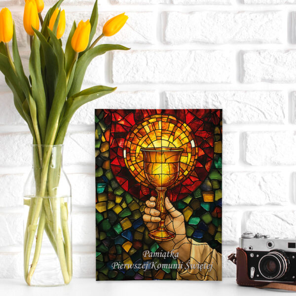 album komunijny na zdjęcia, kieszeniowy, klasyczna pamiątka pierwszej komunii