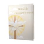 album komunijny na zdjęcia, kieszeniowy, klasyczna pamiątka pierwszej komunii (kopia)