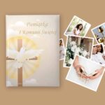 album komunijny na zdjęcia, kieszeniowy, klasyczna pamiątka pierwszej komunii (kopia)