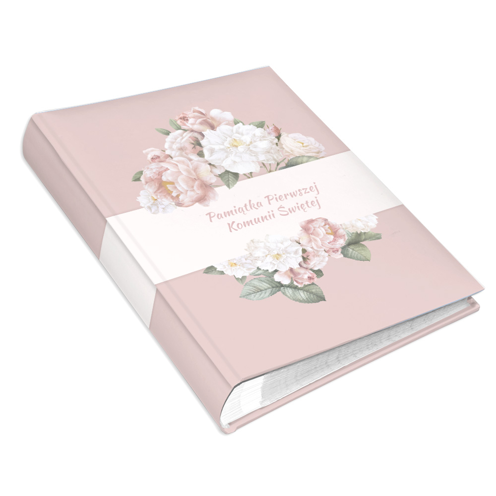 album na zdjęcia kieszeniowy, komunia Święta, na fotografie, dla dziewczynki