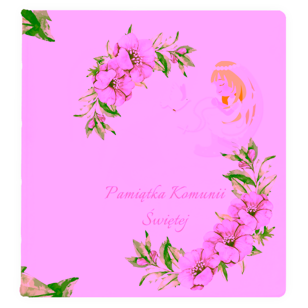 album na zdjęcia wklejane z komunii Świętej, tradycyjny (kopia)