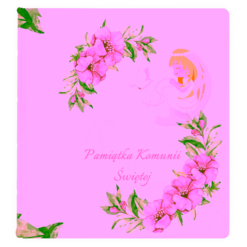 album na zdjęcia wklejane z komunii Świętej, tradycyjny (kopia)
